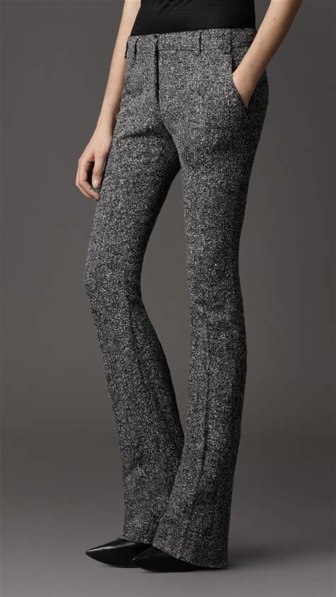 burberry grey tartan pants|Burberry jeans women's.